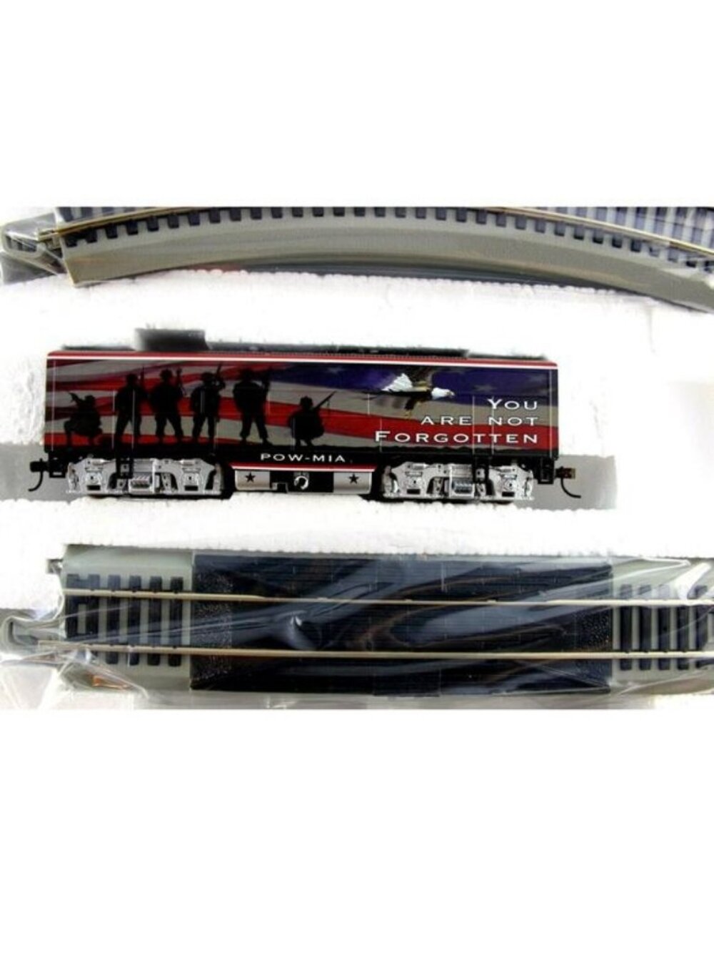 F7B Diesel • Hawthorne Village POW-MIA You Are Not Forgotten w/Bachmann HO Track
